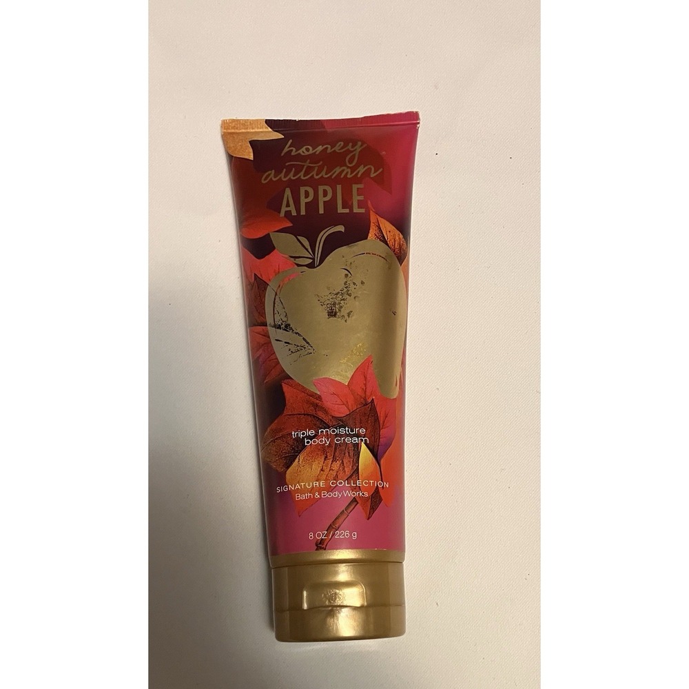 Bath Body Works Honey Autumn Apple Body Cream Limited Edition Rare 8oz New